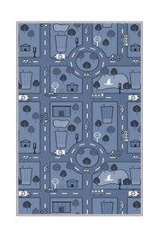 Conceptum Alfombra para Pasillo HMNT459 Multicolor 80x200 cm